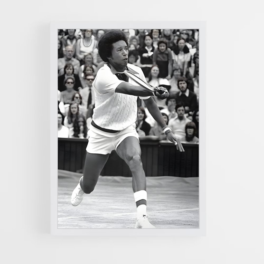 Poster Arthur ashe – affiche Tennis (vue 3)
